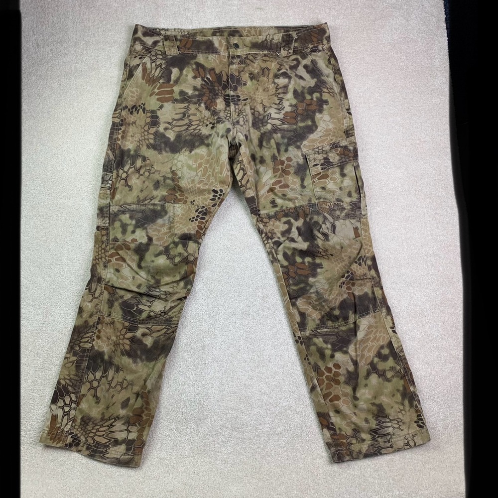 Kryptek Cargo Pants Mens XXL Brown Camo Highlander Tactical Hunting Pants